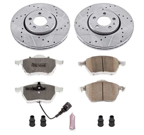 Power Stop 99-10 Volkswagen Beetle Front Z26 Street Warrior Brake Kit