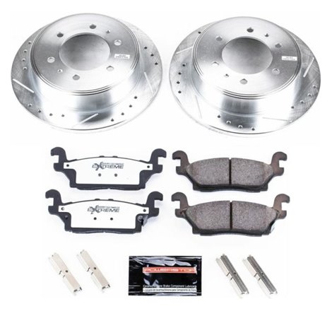 Power Stop 06-10 Hummer H3 Rear Z36 Truck & Tow Brake Kit