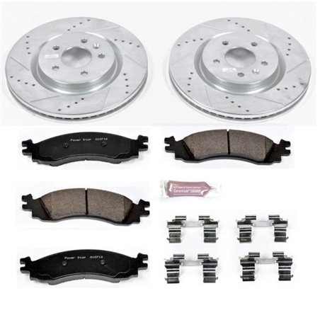 Power Stop 11-12 Ford Taurus Front Z23 Evolution Sport Brake Kit