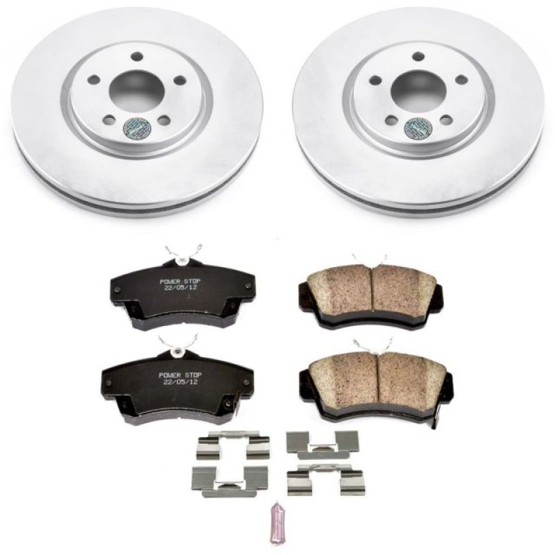 Power Stop 03-09 Chrysler PT Cruiser Front Z17 Evolution Geomet Coated Brake Kit