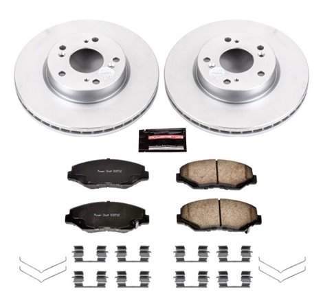 Power Stop 2013 Acura ILX Front Z17 Evolution Geomet Coated Brake Kit