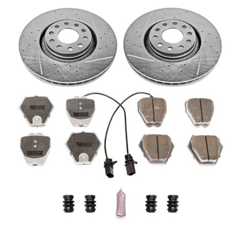 Power Stop 00-01 Audi A6 Quattro Front Z26 Street Warrior Brake Kit