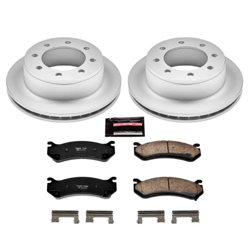 Power Stop 02-06 Chevrolet Avalanche 2500 Rear Z17 Evolution Geomet Coated Brake Kit