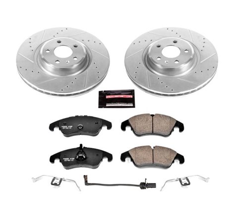 Power Stop 14-18 Audi A6 Front Z23 Evolution Sport Brake Kit