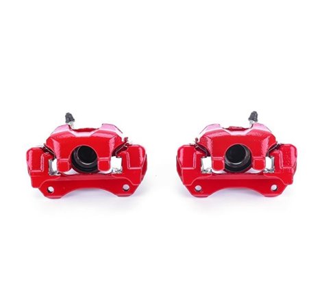 Power Stop 01-03 Toyota Highlander Rear Red Calipers w/Brackets - Pair