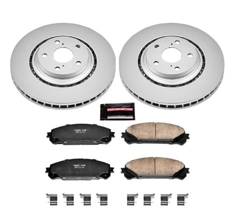 Power Stop 15-17 Lexus NX200t Front Z17 Evolution Geomet Coated Brake Kit