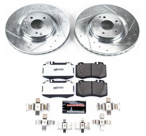 Power Stop 2004 Mercedes-Benz C230 Front Z26 Street Warrior Brake Kit