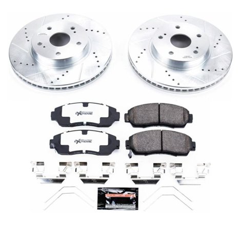 Power Stop 15-18 Subaru Legacy Front Z26 Street Warrior Brake Kit