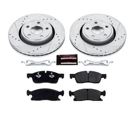 Power Stop 16-19 Jeep Grand Cherokee Front Z23 Evolution Sport Brake Kit