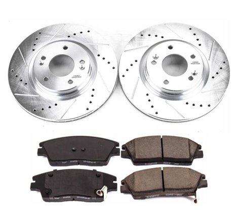 Power Stop 17-19 Hyundai Elantra Front Z23 Evolution Sport Brake Kit