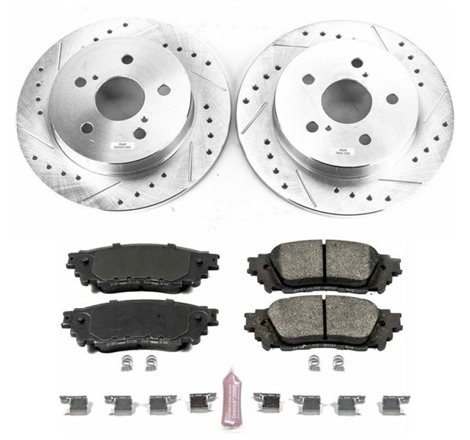 Power Stop 15-17 Lexus NX200t Rear Z23 Evolution Sport Brake Kit