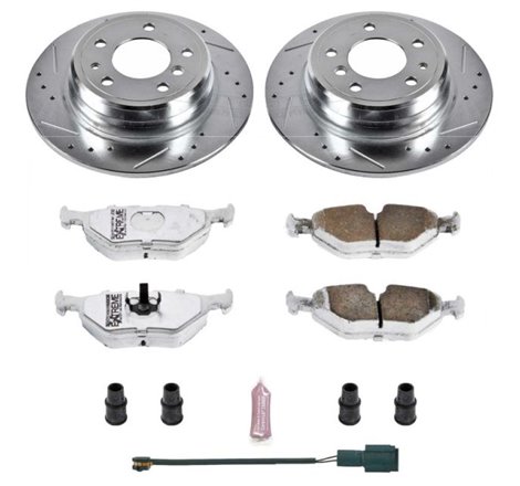 Power Stop 90-95 BMW 525i Rear Z26 Street Warrior Brake Kit