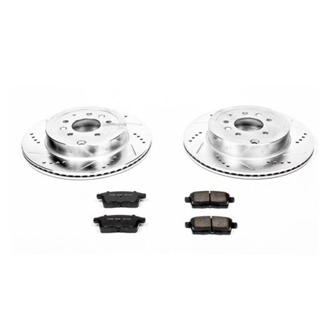 Power Stop 07-15 Mazda CX-9 Rear Z23 Evolution Sport Brake Kit