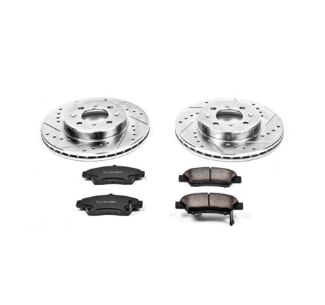 Power Stop 09-14 Honda Fit Front Z23 Evolution Sport Brake Kit