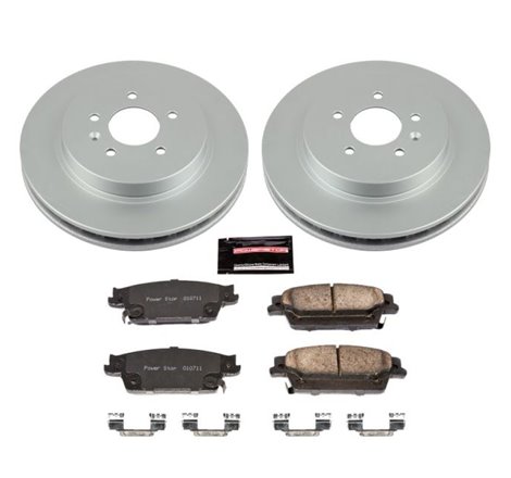 Power Stop 06-07 Cadillac CTS Rear Z17 Evolution Geomet Coated Brake Kit