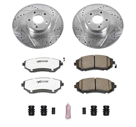 Power Stop 05-06 Saab 9-2X Front Z26 Street Warrior Brake Kit