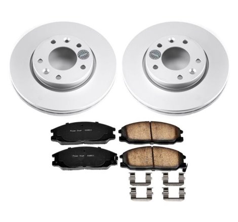 Power Stop 02-04 Kia Sedona Front Z17 Evolution Geomet Coated Brake Kit