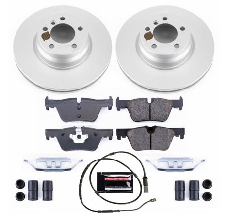 Power Stop 13-18 BMW 320i xDrive Rear Z23 Evolution Sport Coated Brake Kit