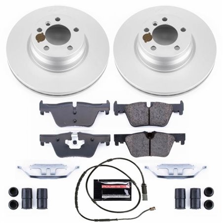 Power Stop 13-18 BMW 320i xDrive Rear Z23 Evolution Sport Coated Brake Kit