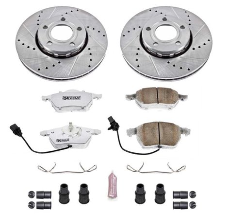 Power Stop 99-04 Audi A4 Front Z26 Street Warrior Brake Kit