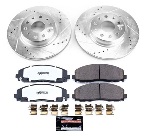 Power Stop 18-19 Jeep Wrangler Front Z36 Truck & Tow Brake Kit