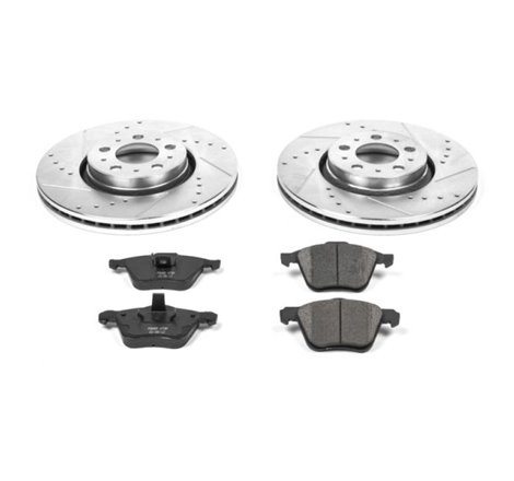 Power Stop 08-09 Volvo S60 Front Z23 Evolution Sport Brake Kit