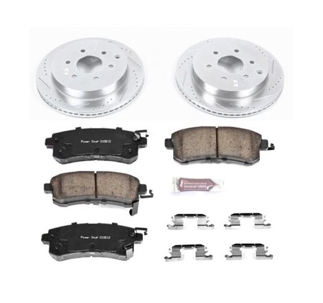 Power Stop 11-13 Infiniti QX56 Rear Z23 Evolution Sport Brake Kit