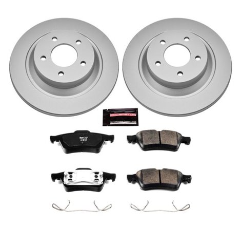 Power Stop 06-07 Mazda 5 Rear Z17 Evolution Geomet Coated Brake Kit