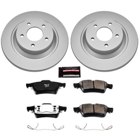 Power Stop 06-07 Mazda 5 Rear Z17 Evolution Geomet Coated Brake Kit