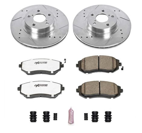 Power Stop 05-06 Saab 9-2X Front Z26 Street Warrior Brake Kit