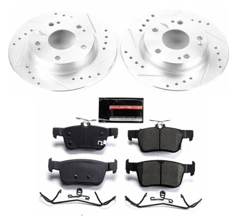 Power Stop 16-19 Honda Civic Rear Z23 Evolution Sport Brake Kit