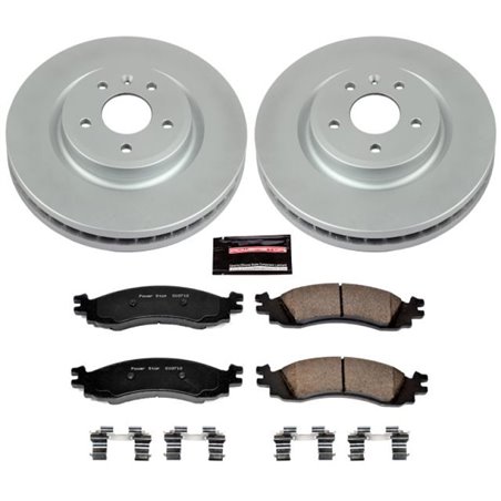 Power Stop 2010 Ford Taurus Front Z17 Evolution Geomet Coated Brake Kit