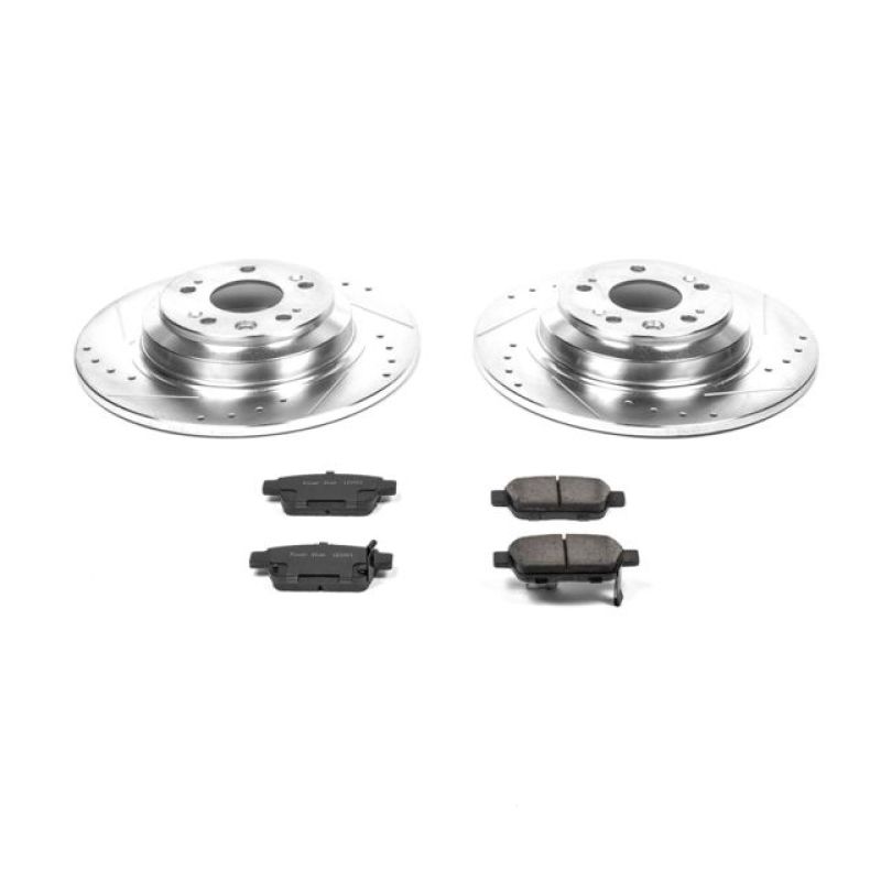 Power Stop 09-14 Acura TL Rear Z23 Evolution Sport Brake Kit