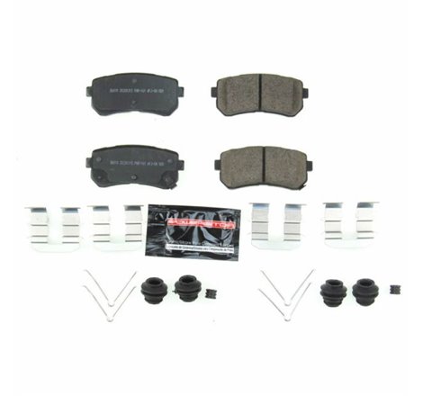 Power Stop 18-19 Hyundai Kona Rear Z23 Evolution Sport Brake Pads w/Hardware