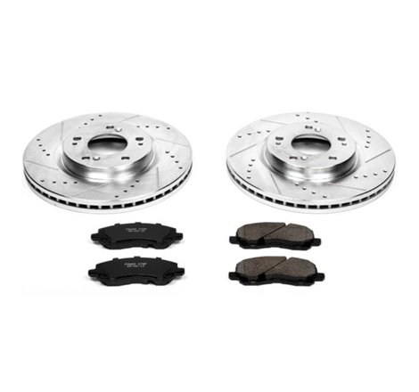 Power Stop 06-12 Mitsubishi Eclipse Front Z23 Evolution Sport Brake Kit