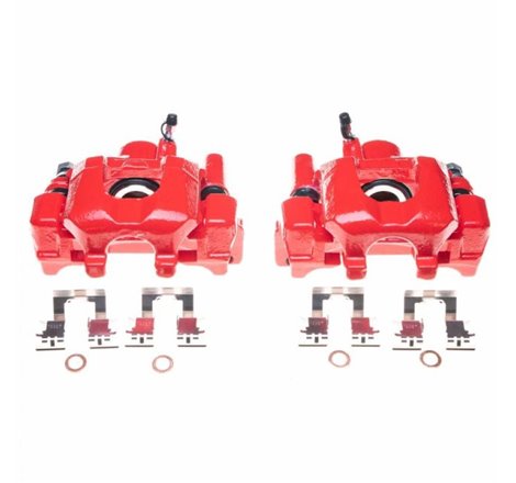 Power Stop 01-03 Toyota Highlander Rear Red Calipers - Pair