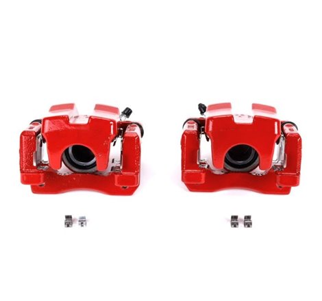 Power Stop 07-12 Lexus ES350 Rear Red Calipers w/Brackets - Pair