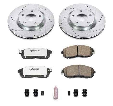 Power Stop 07-12 Nissan Sentra Front Z26 Street Warrior Brake Kit