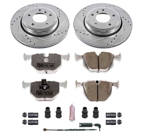 Power Stop 01-06 BMW 330Ci Rear Z26 Street Warrior Brake Kit