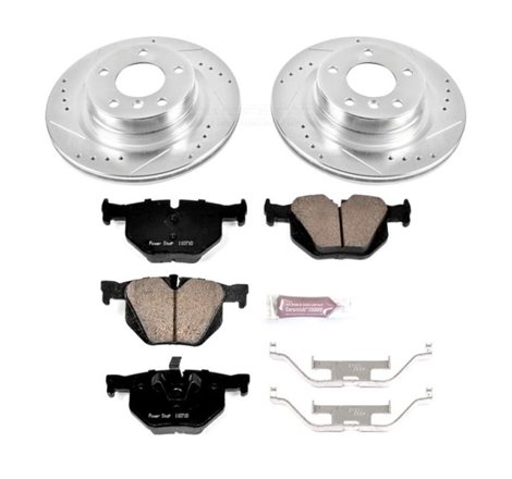 Power Stop 11-13 BMW 335i Rear Z23 Evolution Sport Brake Kit