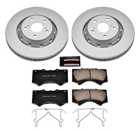 Power Stop 16-18 Lexus LX570 Front Z17 Evolution Geomet Coated Brake Kit