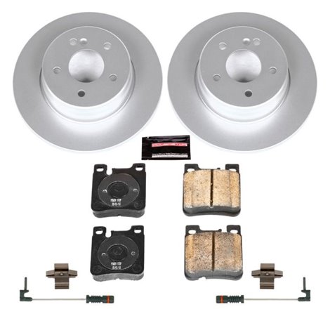 Power Stop 98-03 Mercedes-Benz E320 Rear Z23 Evolution Sport Coated Brake Kit