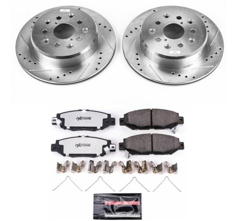 Power Stop 93-97 Lexus GS300 Rear Z26 Street Warrior Brake Kit