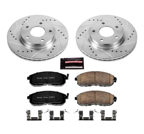 Power Stop 13-18 Nissan Sentra Front Z23 Evolution Sport Brake Kit