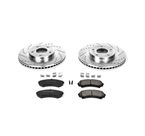 Power Stop 04-11 Mitsubishi Endeavor Front Z23 Evolution Sport Brake Kit