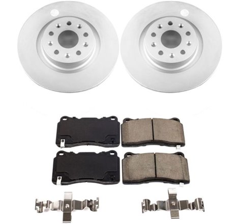 Power Stop 16-17 Cadillac CT6 Front Z17 Evolution Geomet Coated Brake Kit