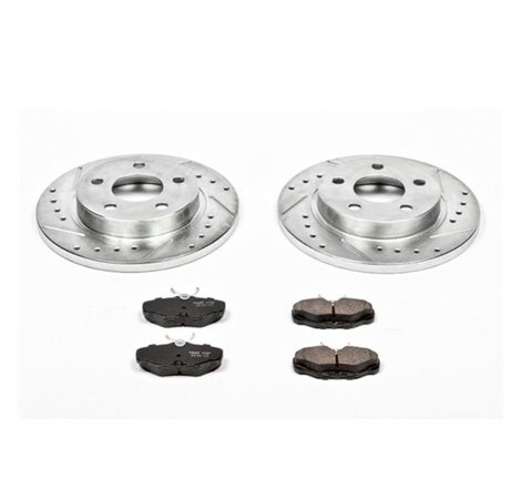 Power Stop 93-05 Ford Taurus Rear Z23 Evolution Sport Brake Kit