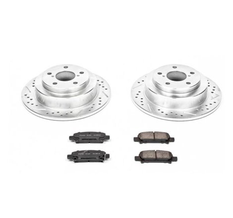 Power Stop 98-03 Subaru Forester Rear Z23 Evolution Sport Brake Kit