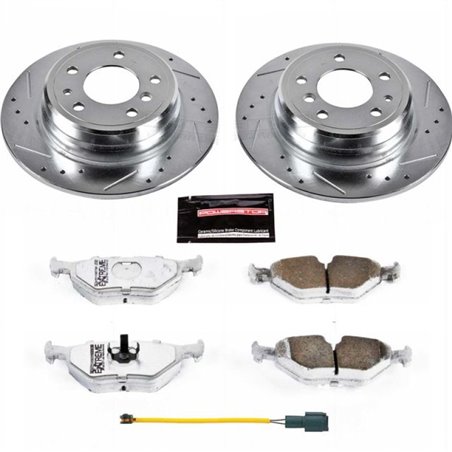 Power Stop 1989 BMW 525i Rear Z26 Street Warrior Brake Kit