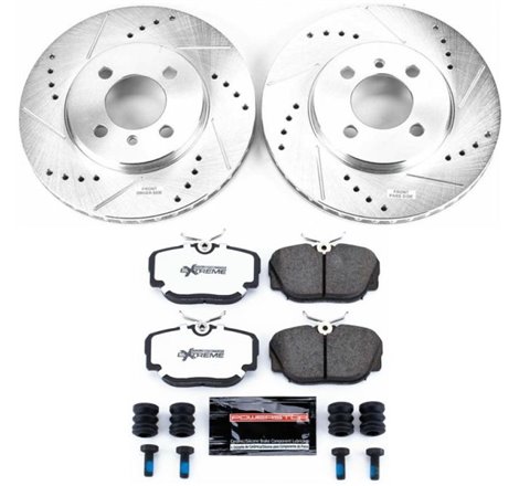 Power Stop 91-92 BMW 318i Front Z26 Street Warrior Brake Kit